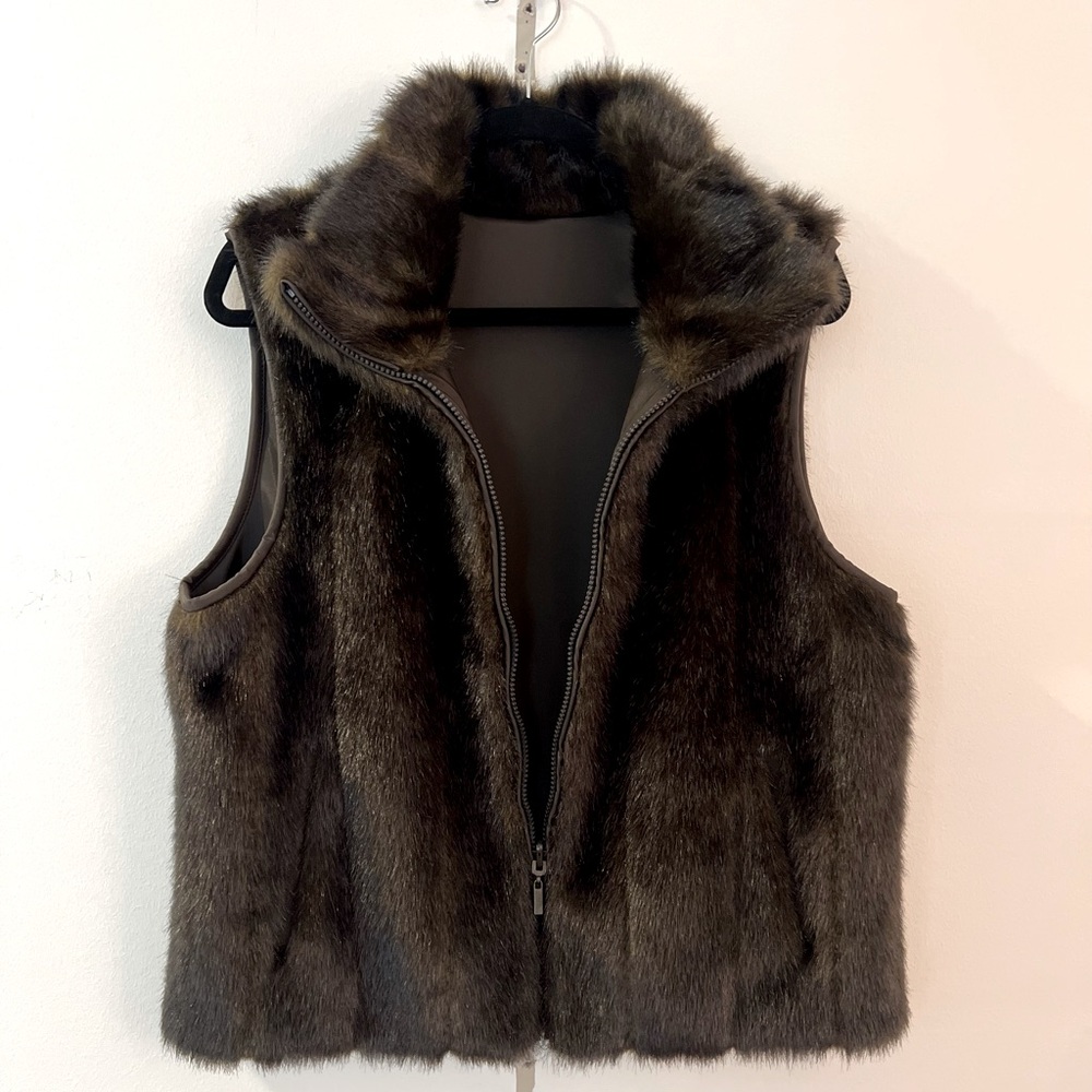 Rabbit Fur Reversible Vest